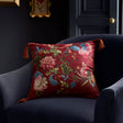 Bejewelled Embellished Cushion Cover 43 x 43cm - Spice