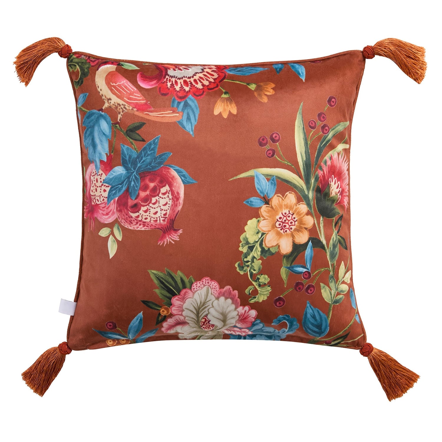 Bejewelled Embellished Cushion Cover 43 x 43cm - Spice - Bejewelled Cushion In Spice 43 X 43Cm 4