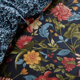 Bejewelled 100% Cotton Duvet Cover Set - Navy - Bejewelled Duvet Cover Set In Navy 3