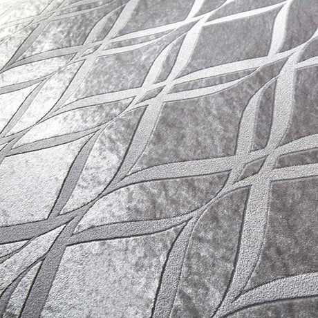 Belfort Velvet Cushion Cover 43cm x 43cm - Silver - Belfort Cushion In Silver 43 X 43Cm 2