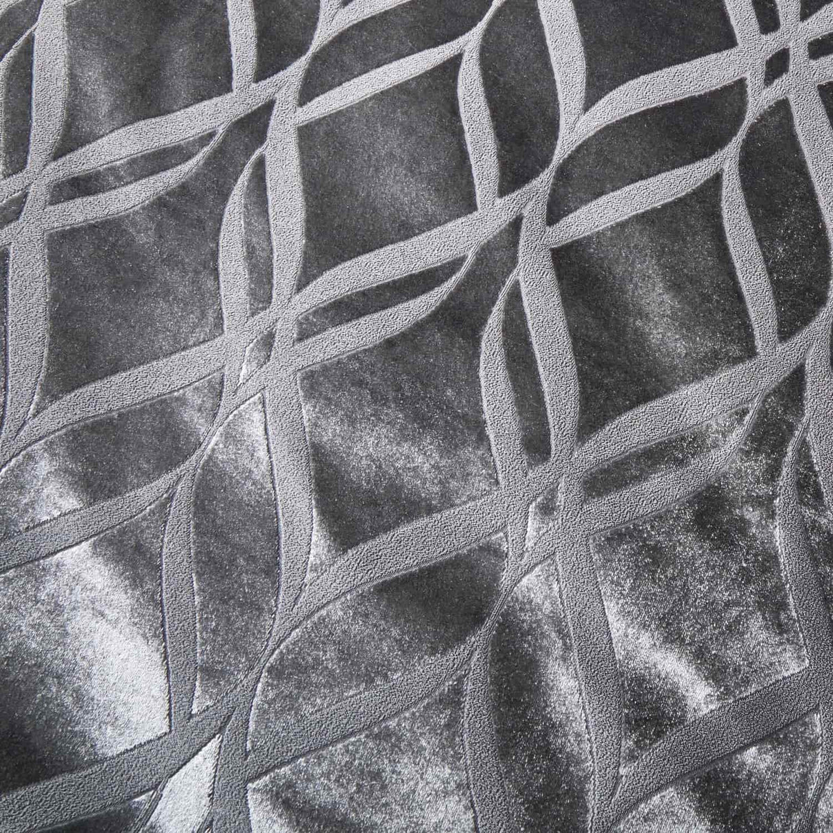 Belfort Velvet Cushion Cover 43cm x 43cm - Slate - Belfort Cushion In Slate 43 X 43Cm 2