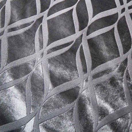 Belfort Velvet Duvet Cover Set - Slate - Belfort Duvet Cover Set In Slate 4