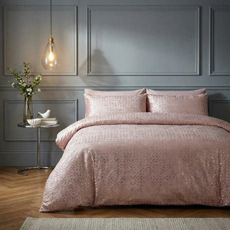 Bellagio Metallic Velvet Duvet Cover Set 5