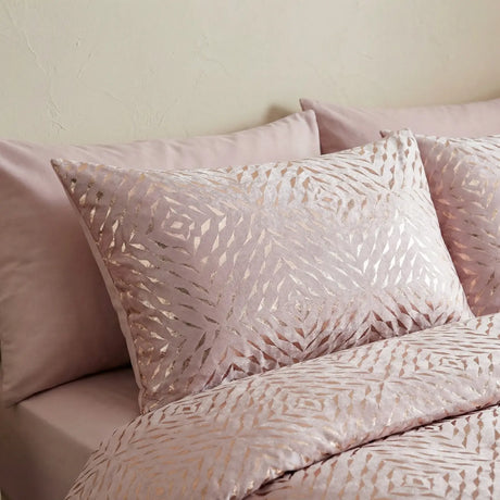 Bellagio Metallic Velvet Duvet Cover Set 6