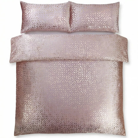 Bellagio Metallic Velvet Duvet Cover Set 8