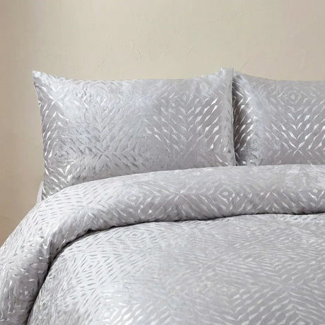Bellagio Metallic Velvet Duvet Cover Set 2