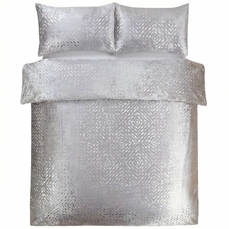 Bellagio Metallic Velvet Duvet Cover Set 4