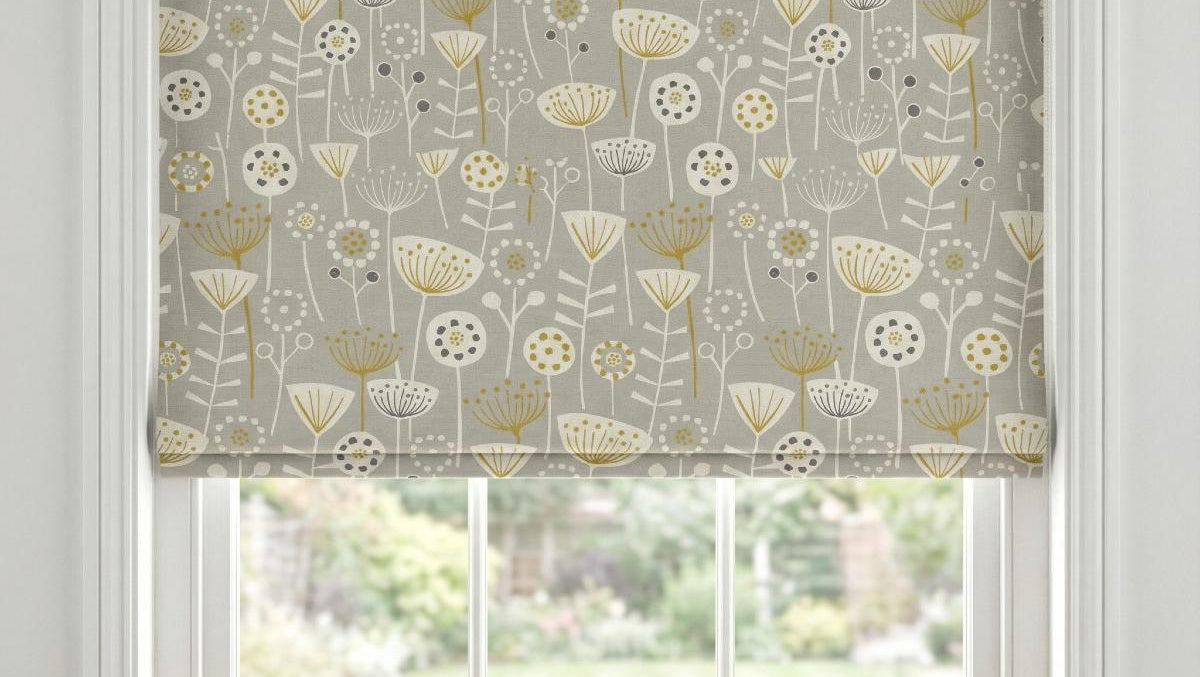 Bergen Made to Measure Roman Blind Grey