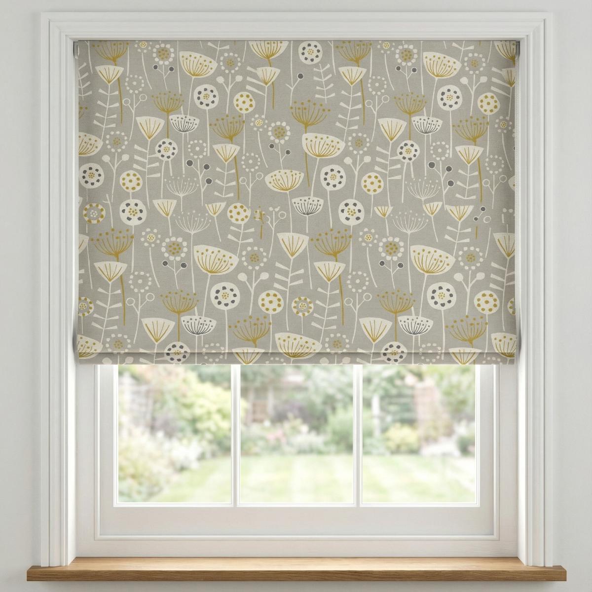 Bergen Made to Measure Roman Blind Grey