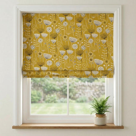 Bergen Made to Measure Roman Blind Ochre