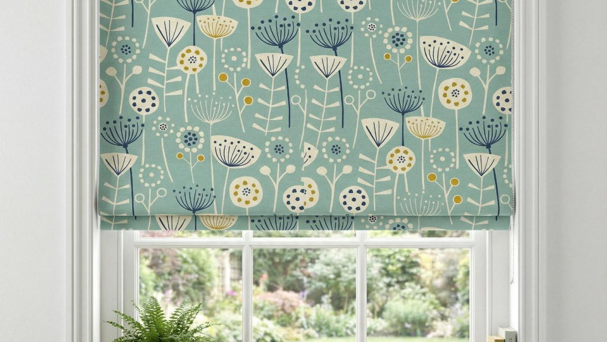 Bergen Made to Measure Roman Blind Seafoam