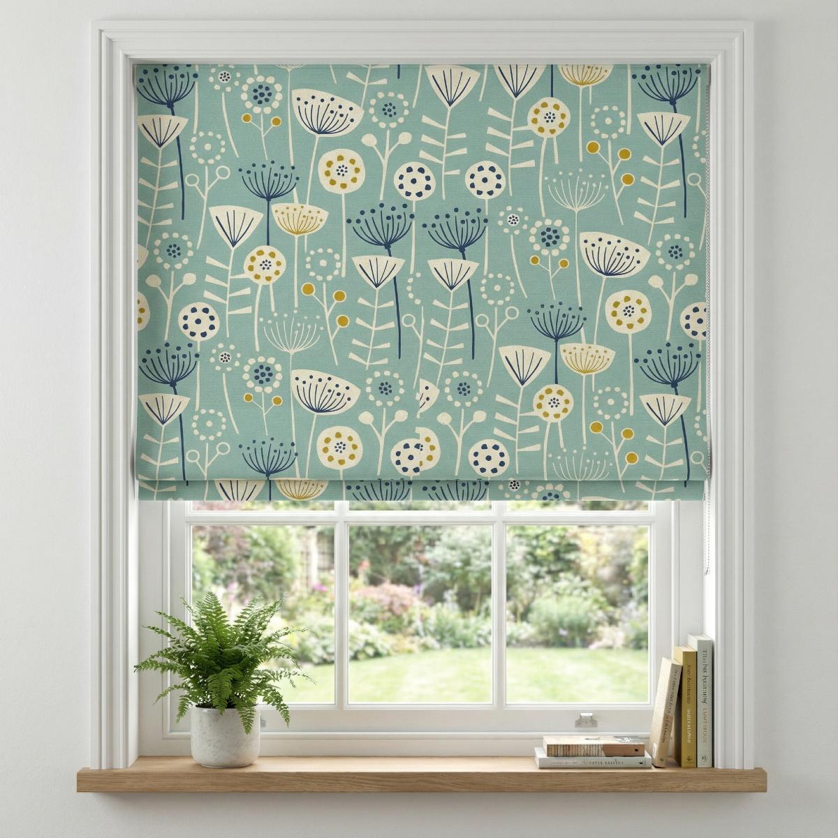 Bergen Made to Measure Roman Blind Seafoam