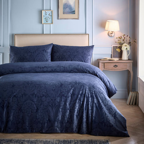 Berkley Velvet Floral Duvet Cover Set
