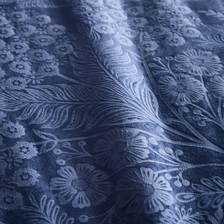 Berkley Velvet Floral Duvet Cover Set - Berkley Duvet Cover Set In Navy 3