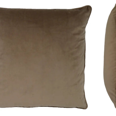 Berkshire Velvet Cushion Cover and Filled Cushion 22" x 22" (55cm x 55cm) by Sundour