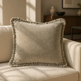 Bertie Cushion Cover / Filled Cushion 18" x 18" (45cm x 45cm) - Taupe