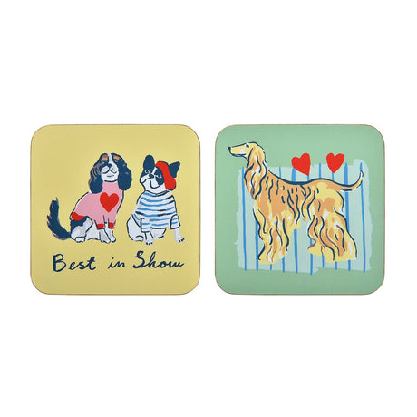Ulster Weavers Best In Show Dog Print Coasters 4 Pack