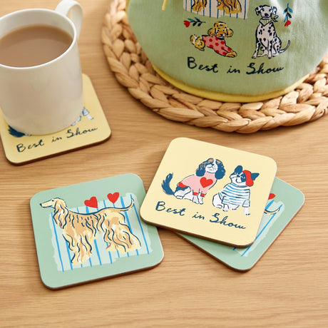 Ulster Weavers Best In Show Dog Print Coasters 4 Pack - Best In Show Coasters 4 Pack In Multicolour 2
