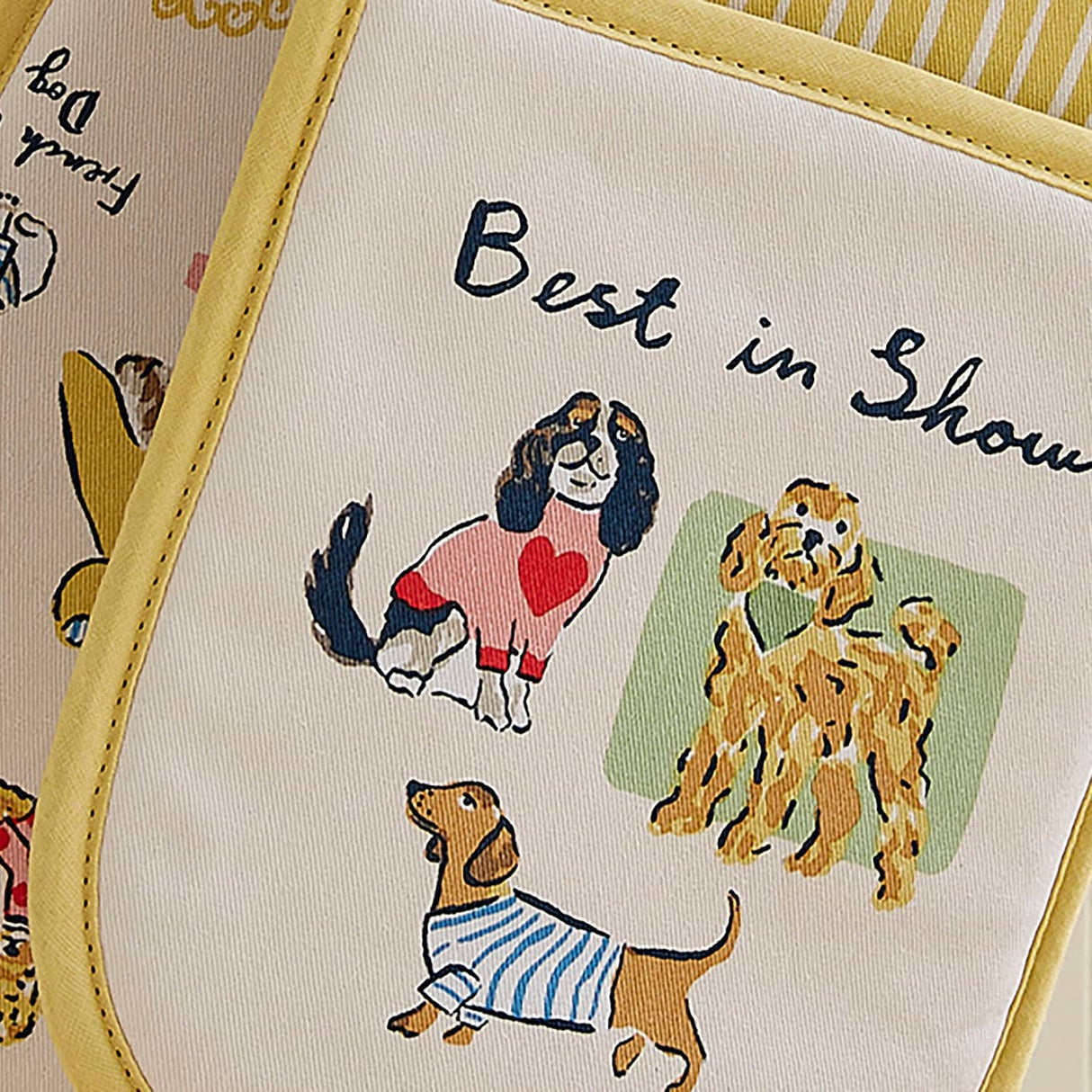 Ulster Weavers Best In Show Dog Print Double Oven Glove - Best In Show Double Oven Glove In Multicolour 3