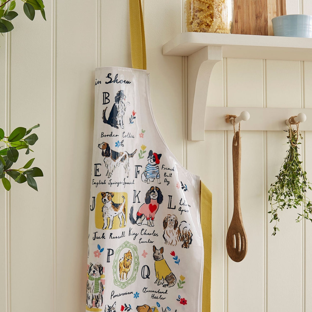 Ulster Weavers Best In Show Dog Print PVC Oilcloth Apron - Best In Show Pvc Apron In Multicolour 2