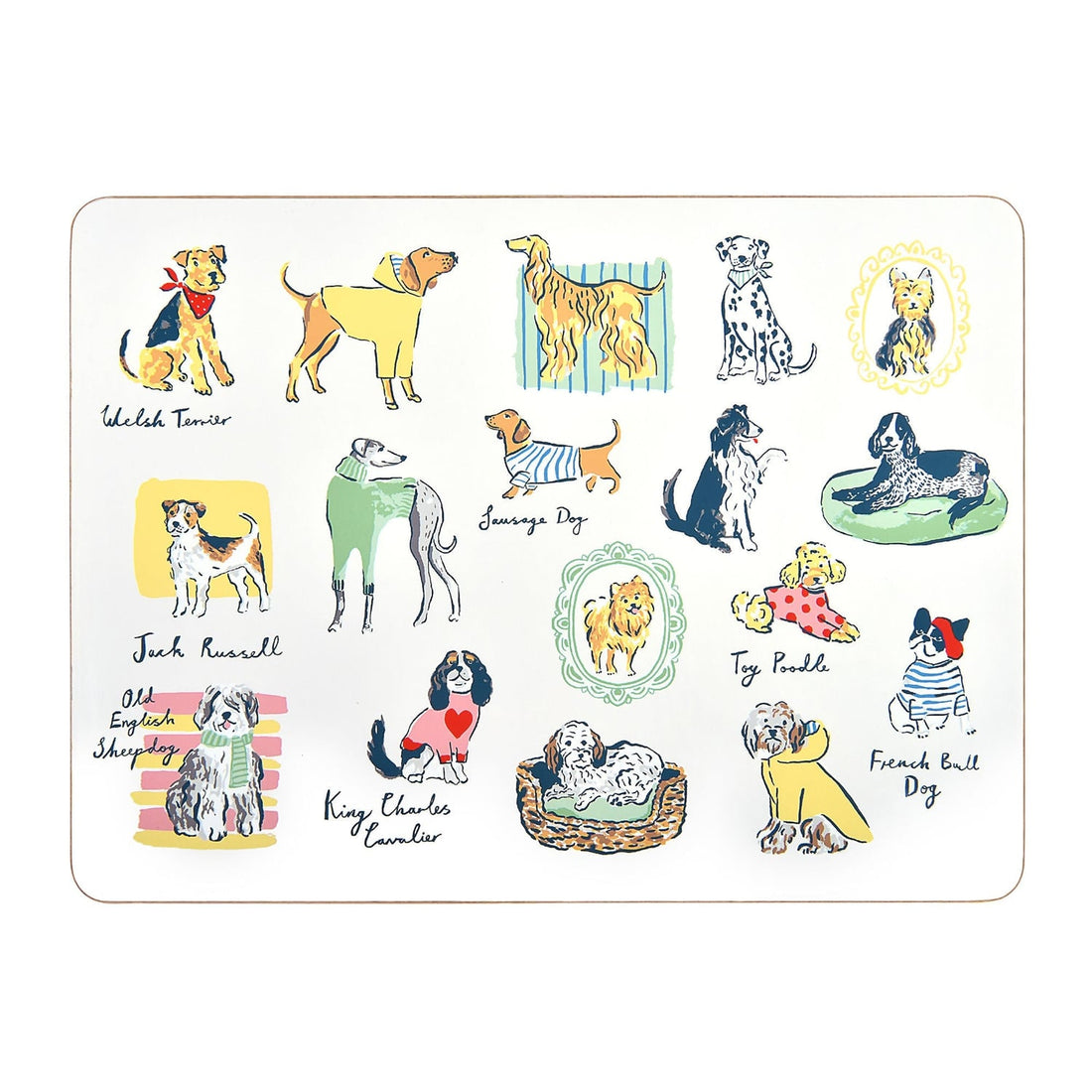 Ulster Weavers Best In Show Dog Print Placemat 4 Pack