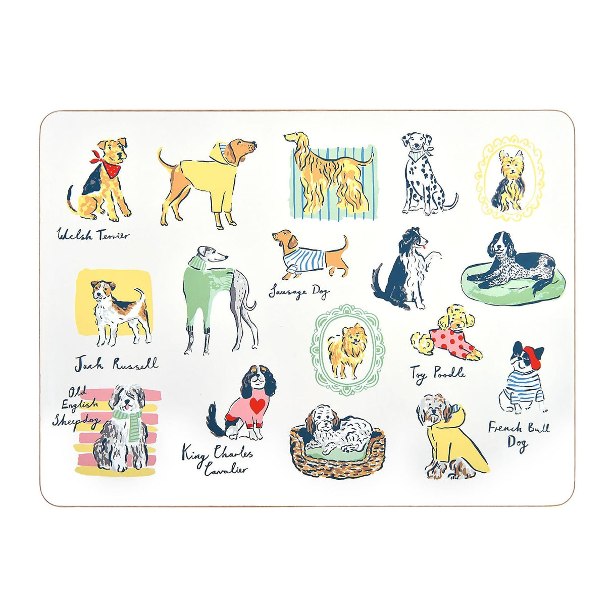 Ulster Weavers Best In Show Dog Print Placemat 4 Pack