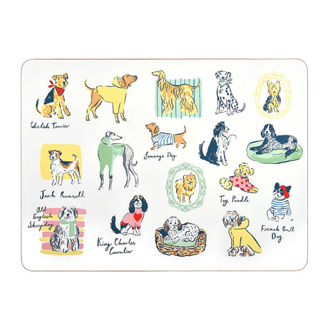 Ulster Weavers Best In Show Dog Print Placemat 4 Pack