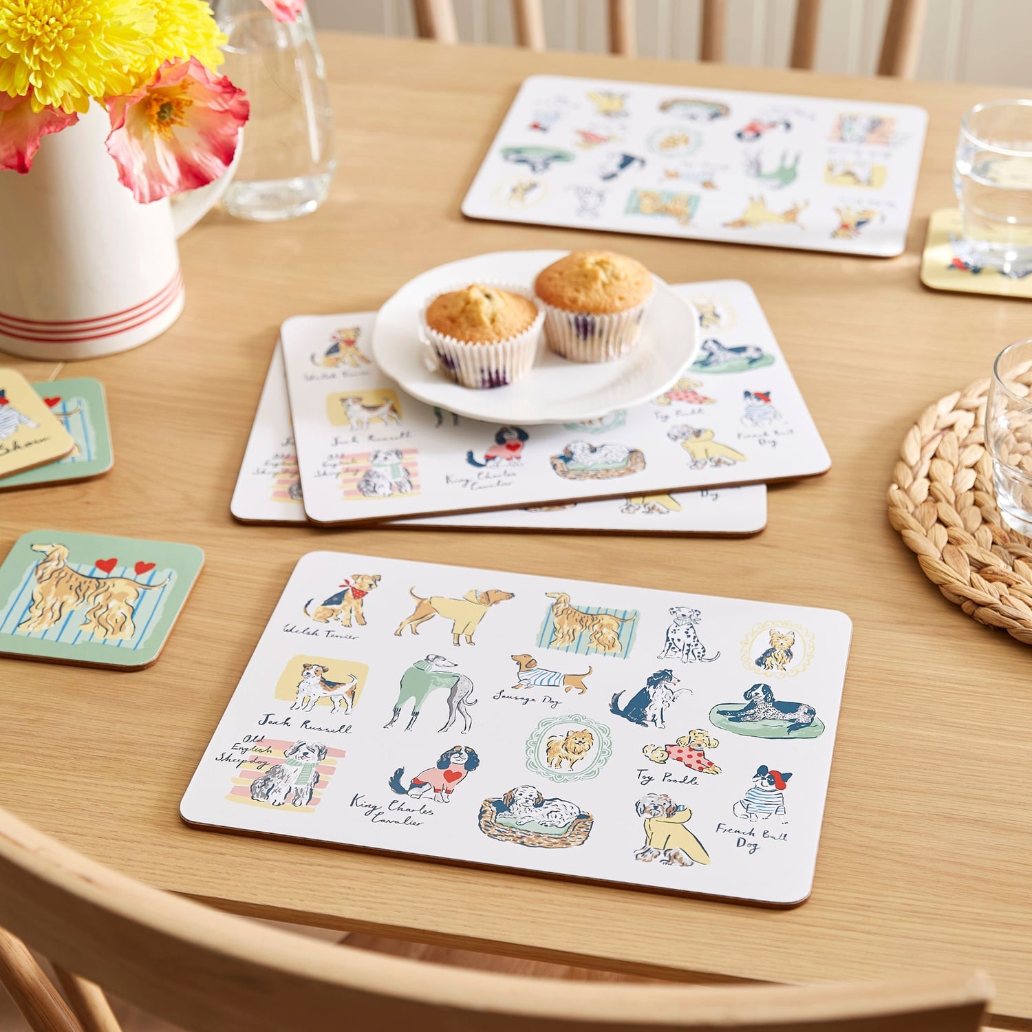 Ulster Weavers Best In Show Dog Print Placemat 4 Pack - Best In Show Placemat 4 Pack In Multicolour 2