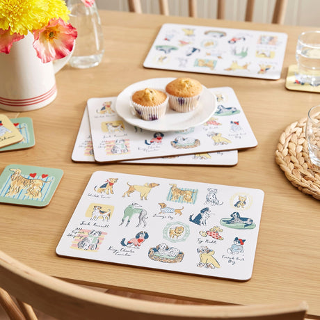 Ulster Weavers Best In Show Dog Print Placemat 4 Pack - Best In Show Placemat 4 Pack In Multicolour 2
