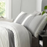 Betley Polycotton Duvet Cover Set - Grey - Betley Duvet Cover Set In Grey 2