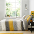 Betley Polycotton Duvet Cover Set - Ochre