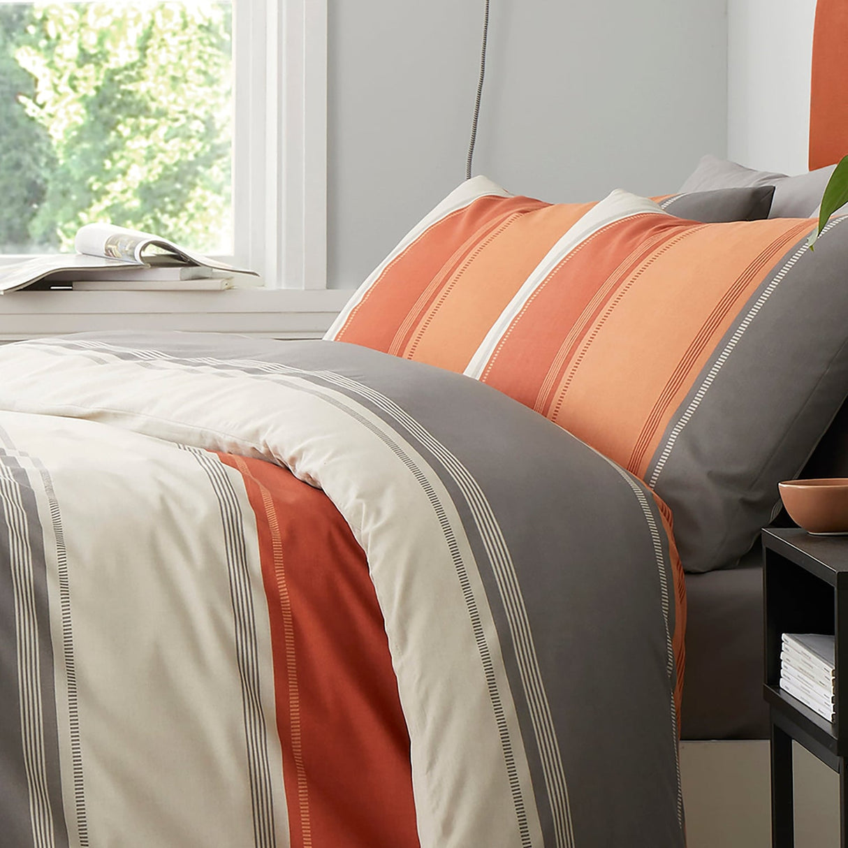 Betley Polycotton Duvet Cover Set - Spice - Betley Duvet Cover Set In Spice 2