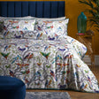 Laurence Llewelyn-Bowen Birdity Absurdity Yellow Cotton Duvet Cover Set - Multicolour