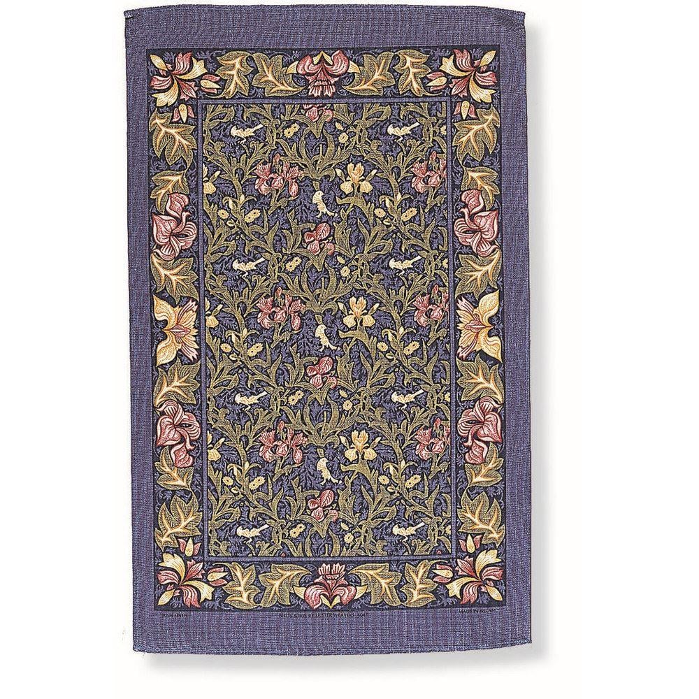 Ulster Weavers Birds & Iris Blue 100% Cotton Tea Towel