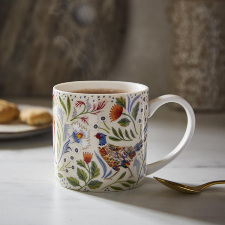 Ulster Weavers Blackthorn Floral Bone China Mug