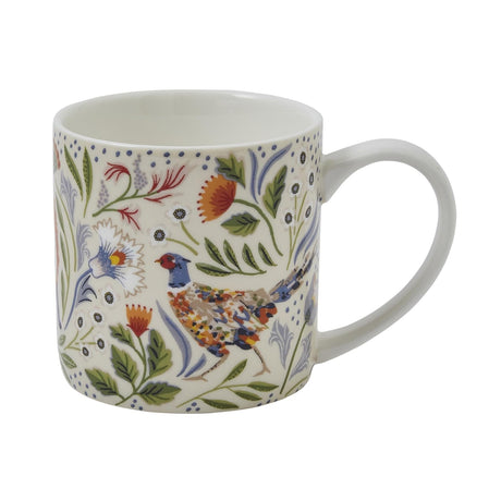 Ulster Weavers Blackthorn Floral Bone China Mug - Blackthorn Bone China Mug In Beige 4