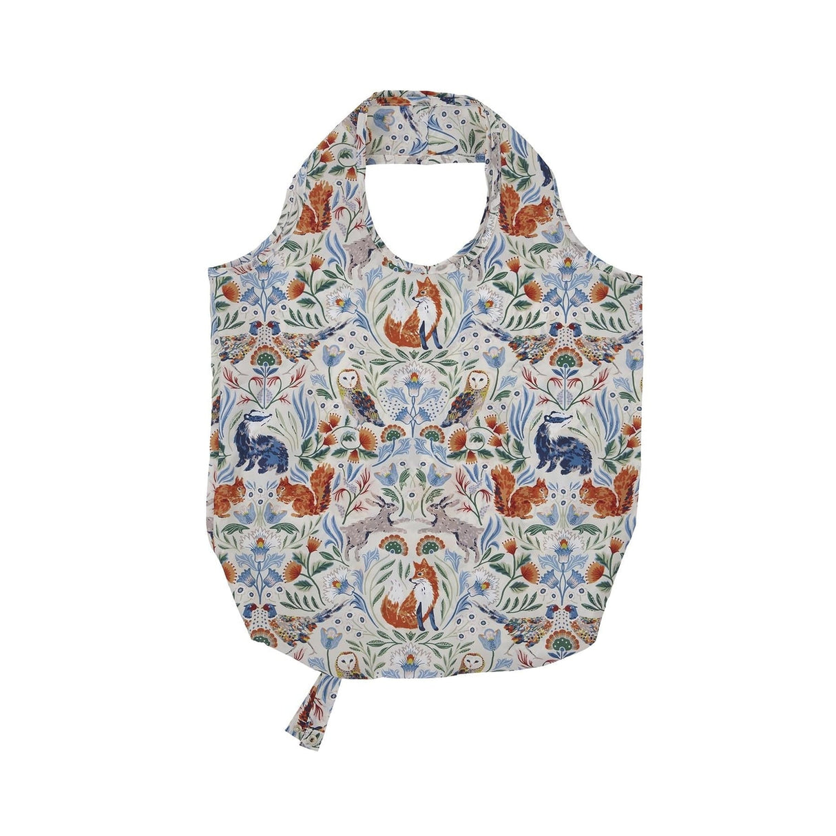 Ulster Weavers Blackthorn Floral Packable Shopping Bag - Blackthorn Foldable Tote Bag Medium In Beige 2