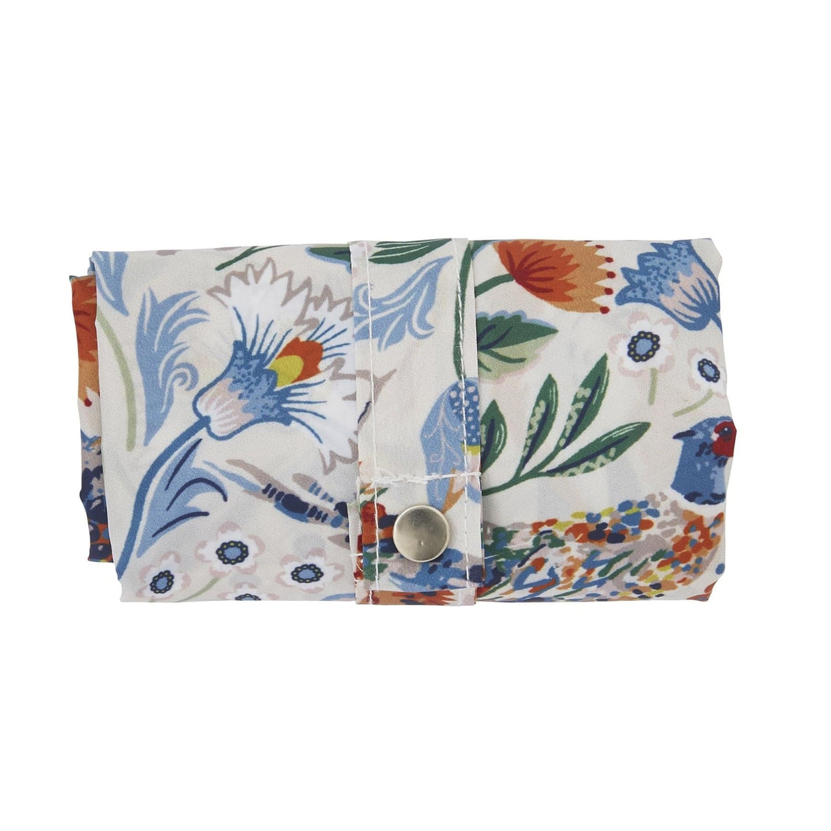 Ulster Weavers Blackthorn Floral Packable Shopping Bag - Blackthorn Foldable Tote Bag Medium In Beige 3