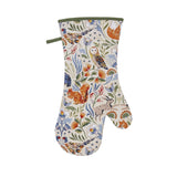 Ulster Weavers Blackthorn Floral Cotton Textiles Gauntlet Oven Glove - Blackthorn Gauntlet Oven Glove In Beige 2