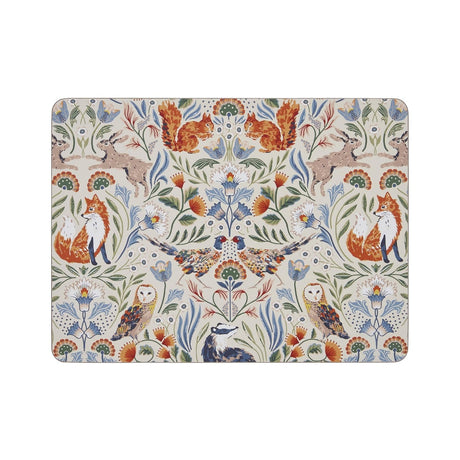Ulster Weavers Blackthorn Floral Cotton Textiles Placemat 4 Pack