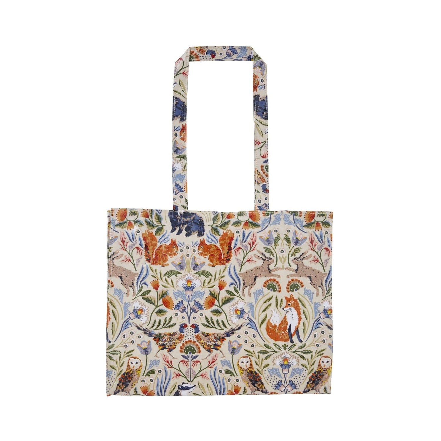Ulster Weavers Blackthorn Floral PVC Shoulder Bag - Blackthorn Shoulder Bag Pvc In Beige 3