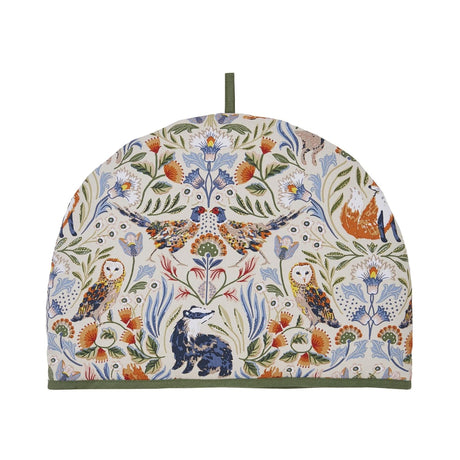 Ulster Weavers Blackthorn Floral Cotton Textiles Tea Cosy - Blackthorn Tea Cosy In Beige 2