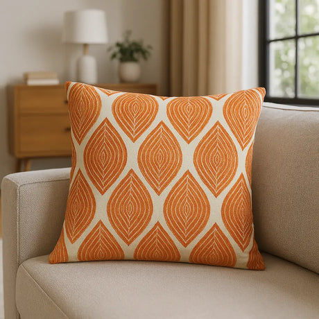 Bliss Filled Cushion 18" x 18" (45cm x 45cm) - Cantaloupe
