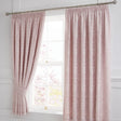 Blossom Jacquard Pencil Pleat Curtains Light Filtering Polycotton