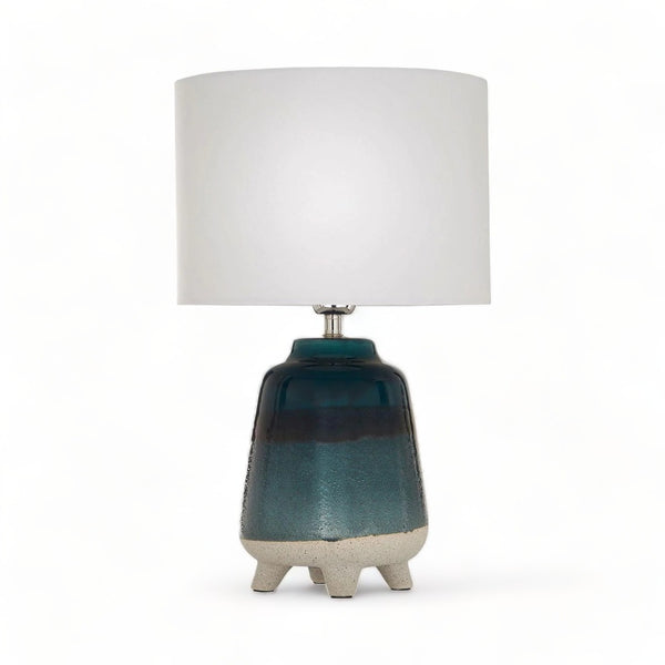 Blue and Sand Coast Table Lamp 46cm