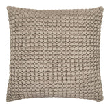 Bobble Textured Filled Cushion / Cover 55 x 55cm 22" x 22" - Natural - Bobble Cushion In Natural 55 X 55Cm 2