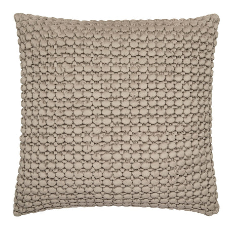 Bobble Textured Filled Cushion / Cover 55 x 55cm 22" x 22" - Natural - Bobble Cushion In Natural 55 X 55Cm 2