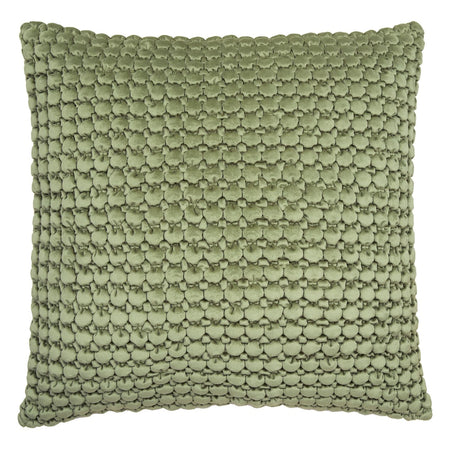 Bobble Textured Filled Cushion / Cover 55 x 55cm 22" x 22" - Olive - Bobble Cushion In Olive 55 X 55Cm 2
