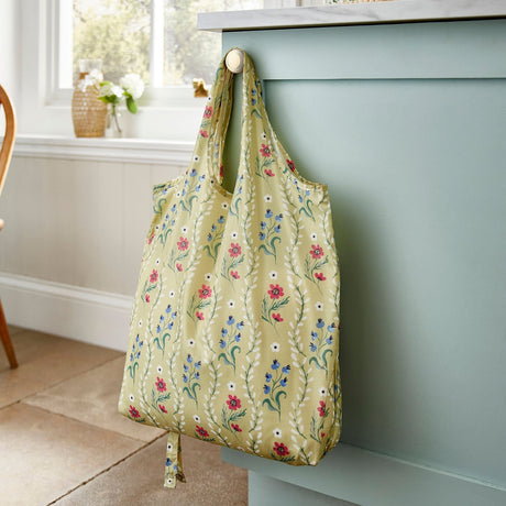 Ulster Weavers Boho Floral Packable Shopping Bag - Boho Floral Foldable Tote Bag Medium In Multicolour 2