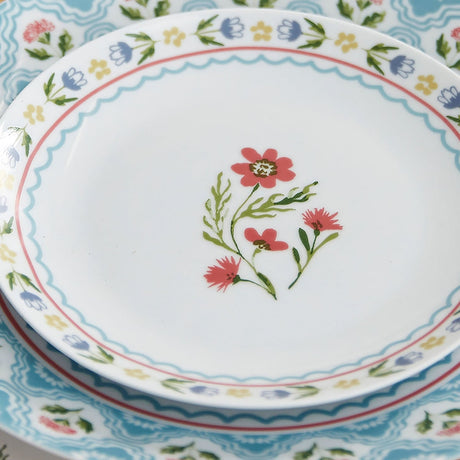 Ulster Weavers Boho Floral Porcelain Side Plate - Boho Floral Porcelain Side Plate In Multicolour 4